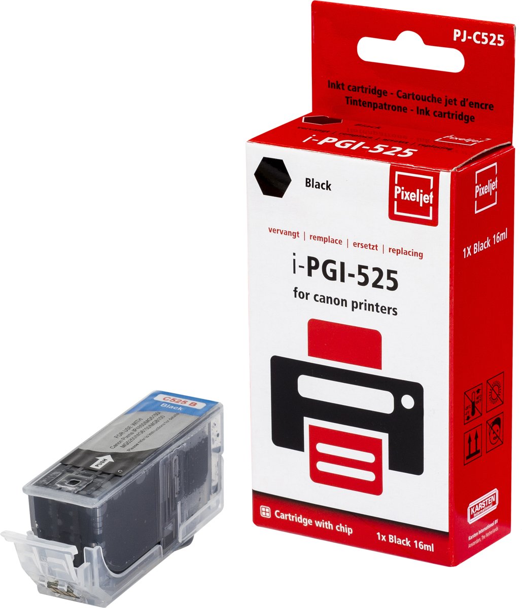 Canon PGI-525 inktcartridge |Zwart| - Pixeljet